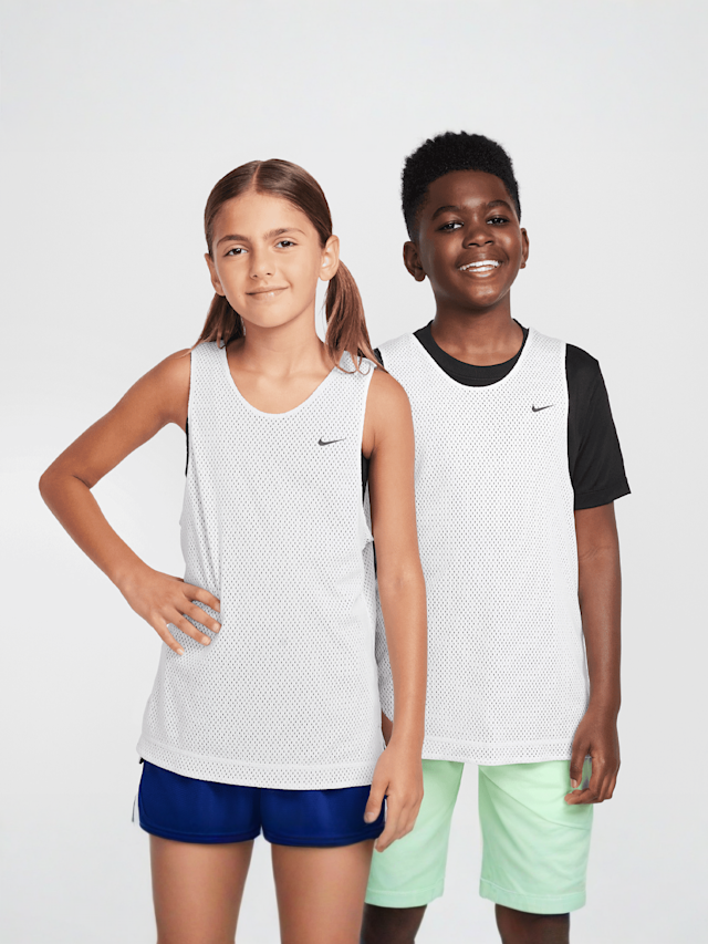Nike, Dri-Fit Reversible Jersey Tank, white, Image 1 of 6