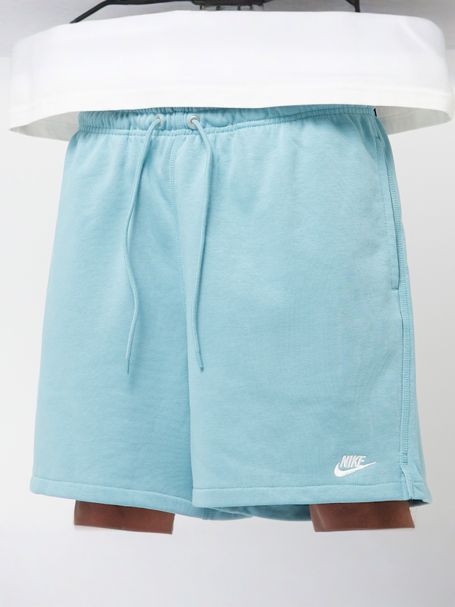 Nike, Club Flow French Terry Shorts, blue, Image 3 of 5