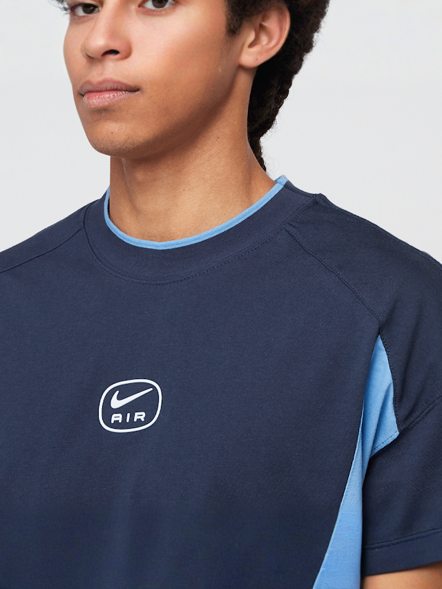 Nike, Sportswear Air Fit Top, blue, Image 3 of 6