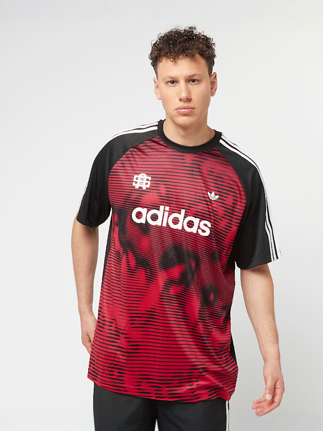 adidas Originals, Jersey 3-Stripes AOP, red, Image 1 of 6