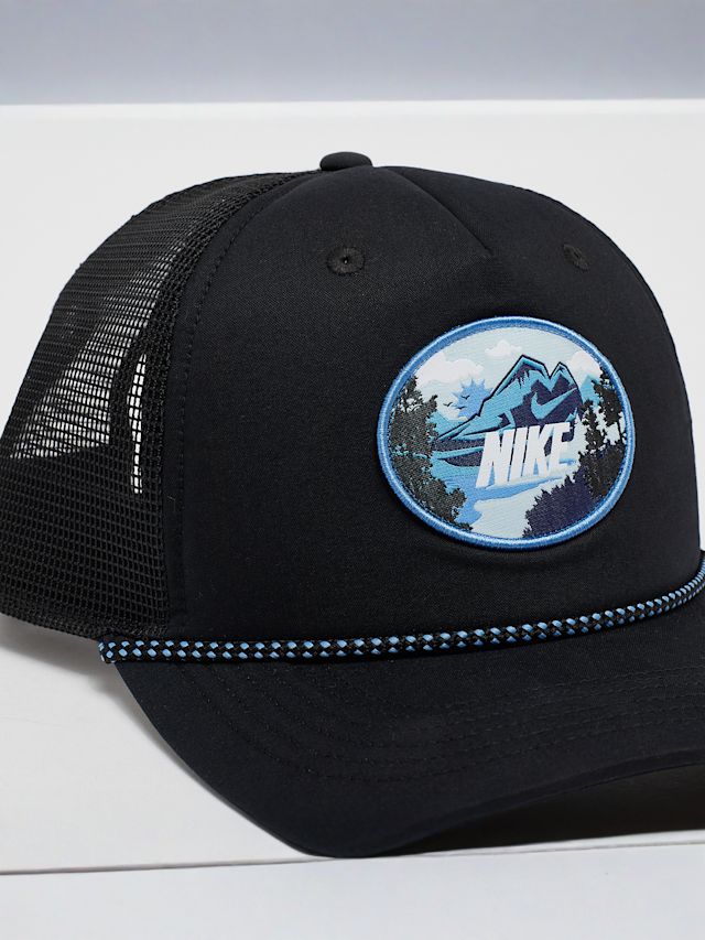 Nike, Rise Structured Outdoor Trucker Cap, black, Image 4 of 4