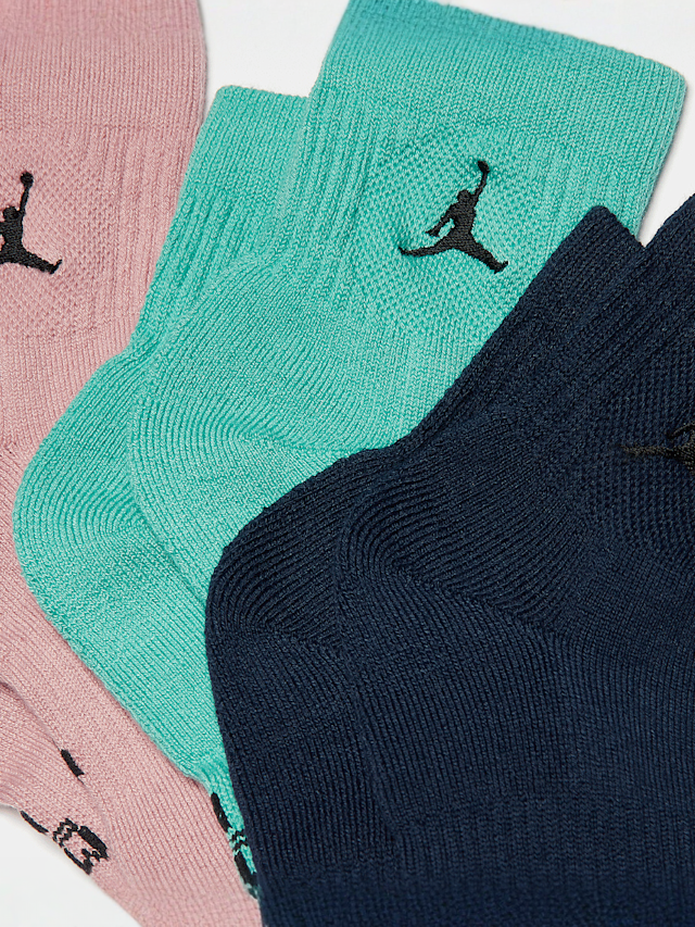 Jordan, 3 PACK - Everyday Max Ankle Socks, multi-colour, Image 2 of 2