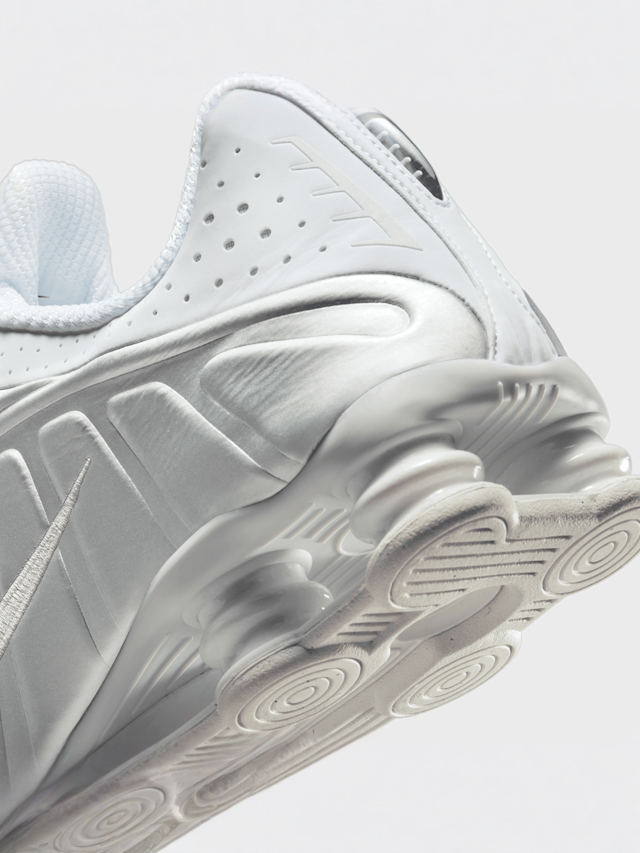 Nike, Shox R4, white, Image 8 of 9