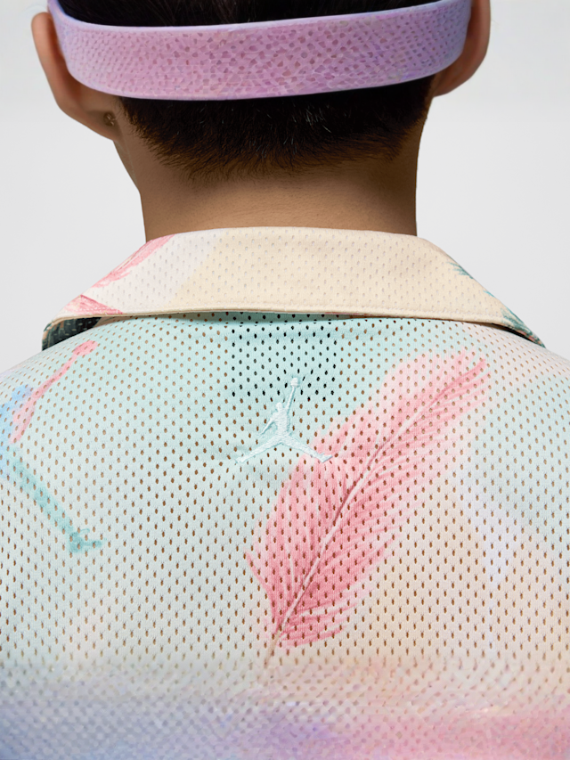Jordan, Essentials All Over Print Camp Top, multi-colour, Image 4 of 5