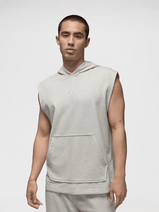 Jordan, Sport Crossover-Fleece Sleeveless Dri-FIT Hoodie, grey, Image 1 of 7