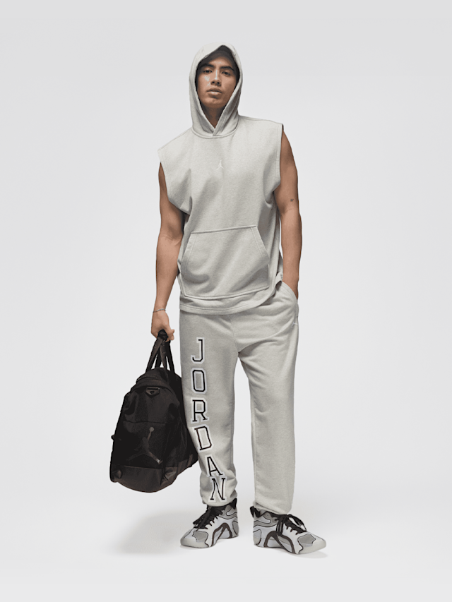 Jordan, Sport Crossover-Fleece Sleeveless Dri-FIT Hoodie, grey, Image 7 of 7