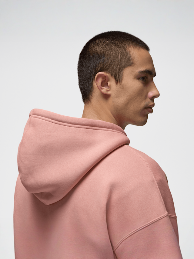 Jordan, Brooklyn Oversized Full-Zip Hoodie, light pink, Image 6 of 7