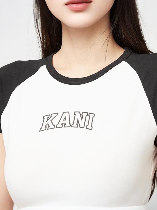 Karl Kani, Collage Print Tiny Raglan T-Shirt, white, Image 3 of 4