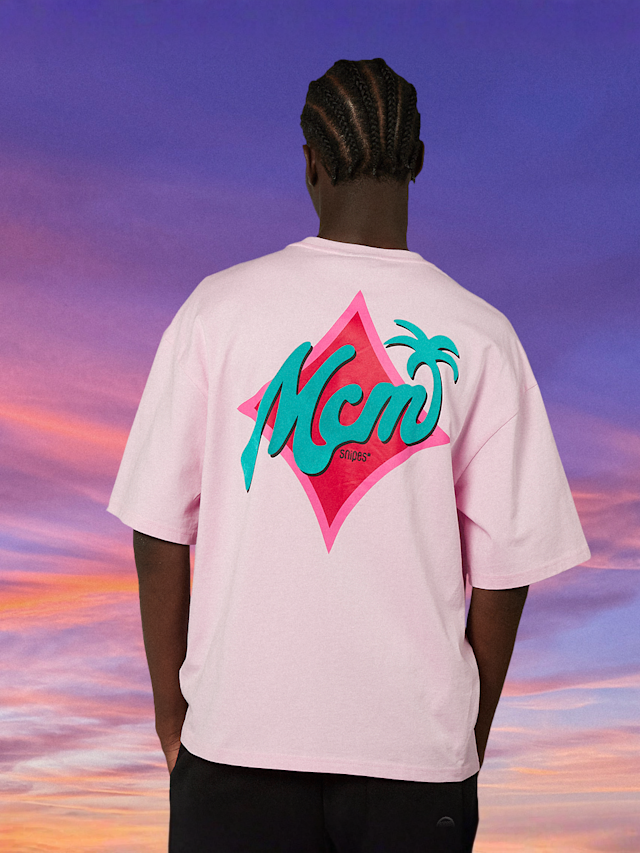 MCM x SNIPES, Palm T-Shirt, light pink, Image 3 of 7