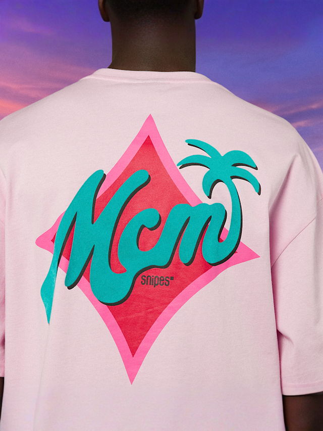 MCM x SNIPES, Palm T-Shirt, light pink, Image 5 of 7