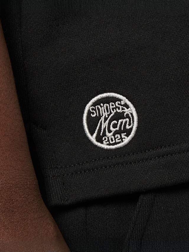 MCM x SNIPES, Miami Club Half Sleeve Hoodie, black, Image 4 of 6