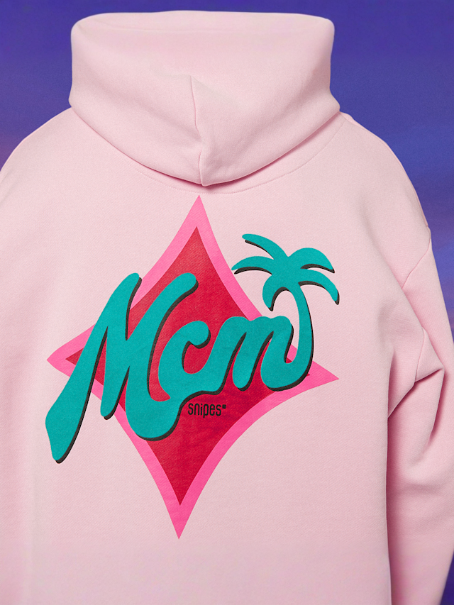 MCM x SNIPES, Palm Zip Hoodie, light pink, Image 4 of 6