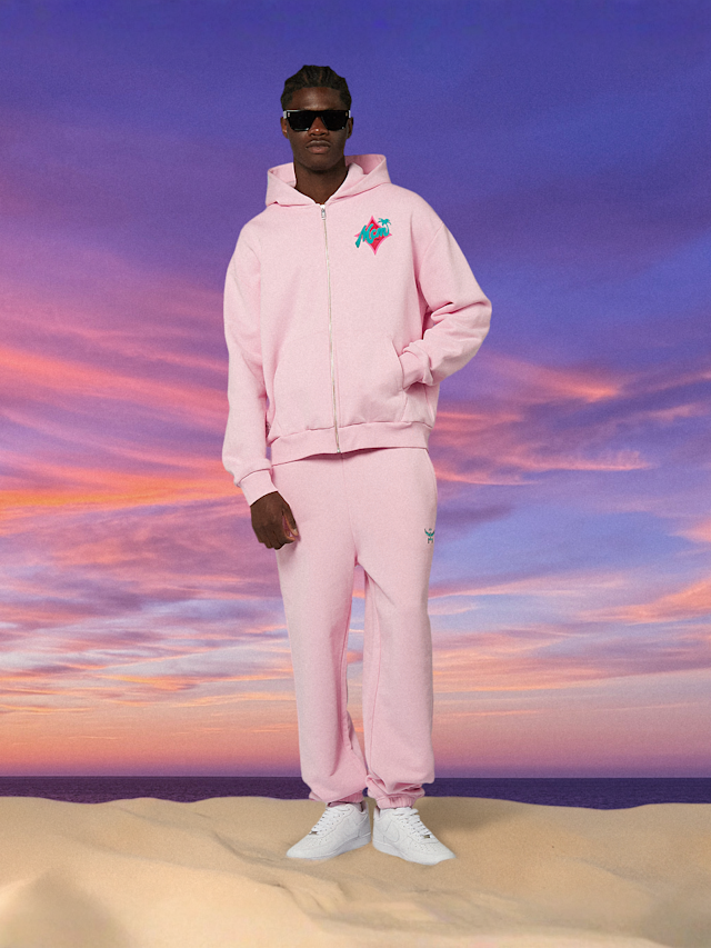 MCM x SNIPES, Palm Zip Hoodie, light pink, Image 6 of 6