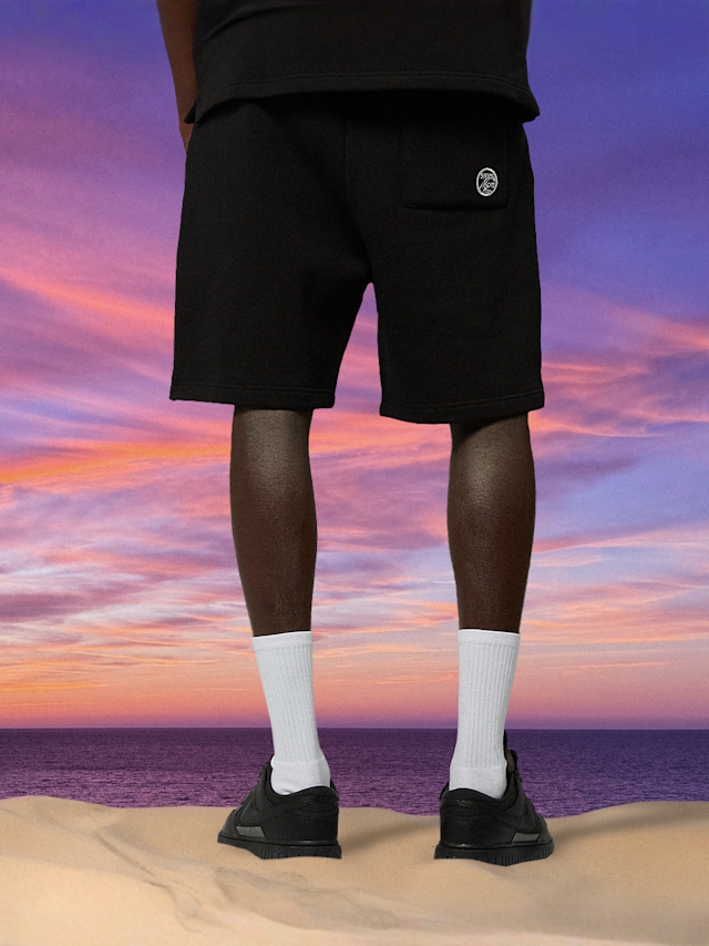 MCM x SNIPES, Miami Sweatshorts, black, Image 2 of 5