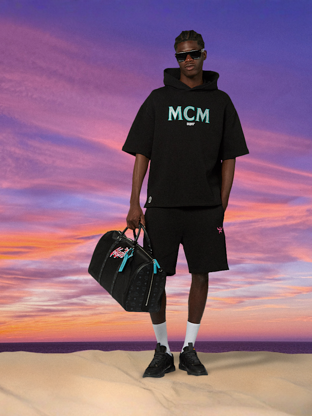 MCM x SNIPES, Miami Sweatshorts, black, Image 5 of 5