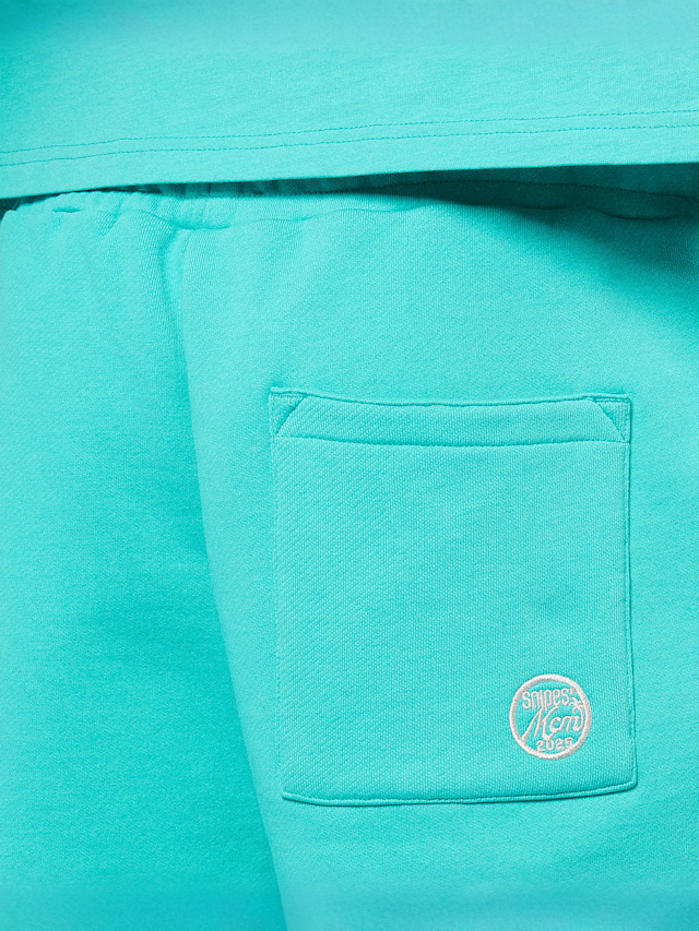 MCM x SNIPES, Miami Sweatshorts, turquoise, Image 4 of 5