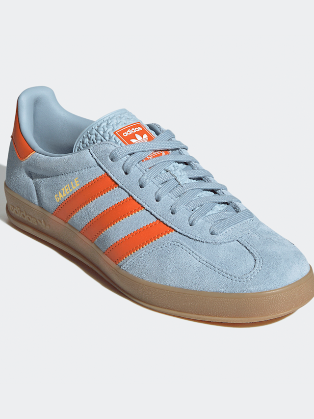 adidas Originals, Gazelle Indoor Sneaker, blue, Image 3 of 8
