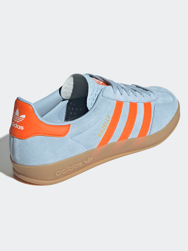 adidas Originals, Gazelle Indoor Sneaker, blue, Image 4 of 8