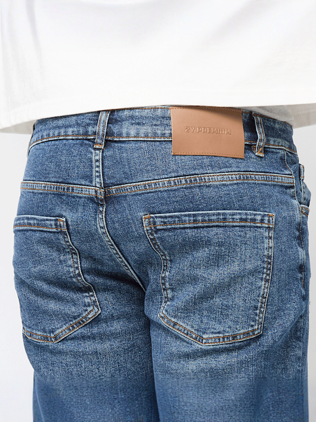 2Y STUDIOS, Leonardo Ripped Slim Fit Shorts, blue, Image 4 of 5