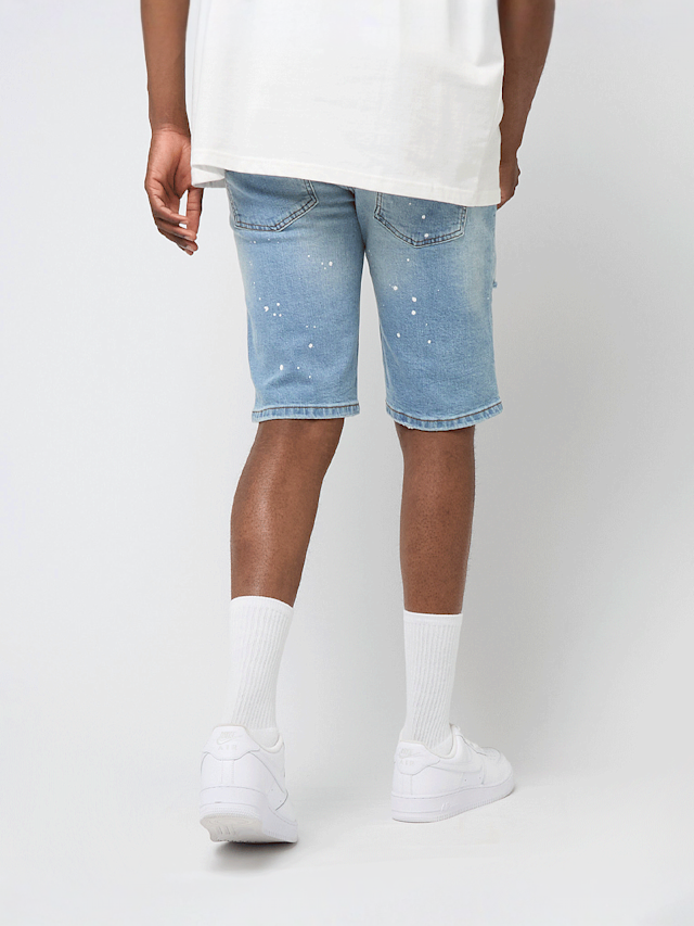 2Y STUDIOS, Victor Ripped Slim Fit Shorts, blue, Image 2 of 5