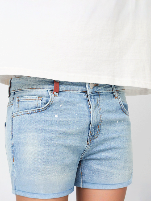 2Y STUDIOS, Victor Ripped Slim Fit Shorts, blue, Image 3 of 5