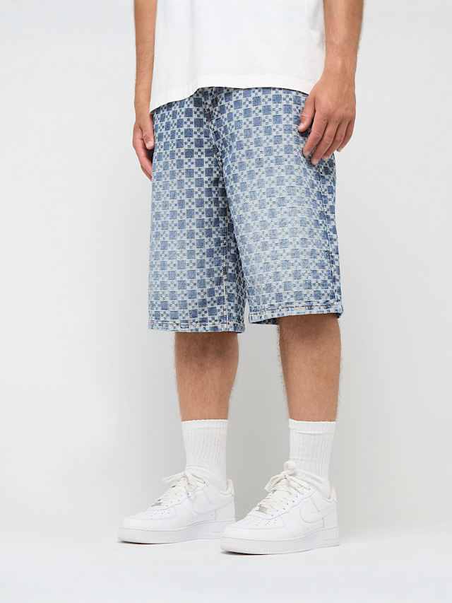 2Y STUDIOS, Tariq Carree Baggy Shorts, blue, Image 1 of 5