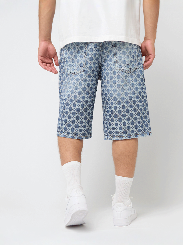 2Y STUDIOS, Tariq Carree Baggy Shorts, blue, Image 2 of 5