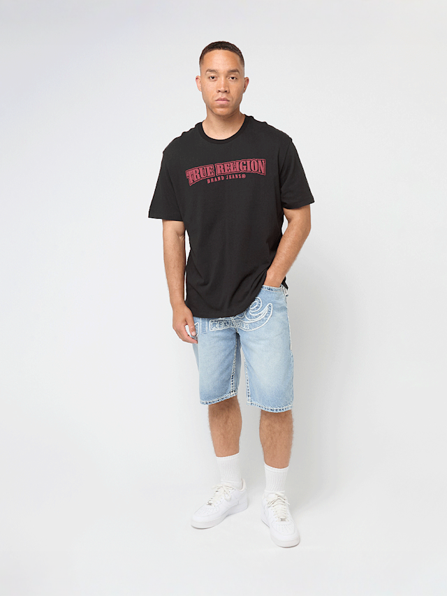 True Religion, Relaxed NU Brush Tee, black, Image 5 of 5