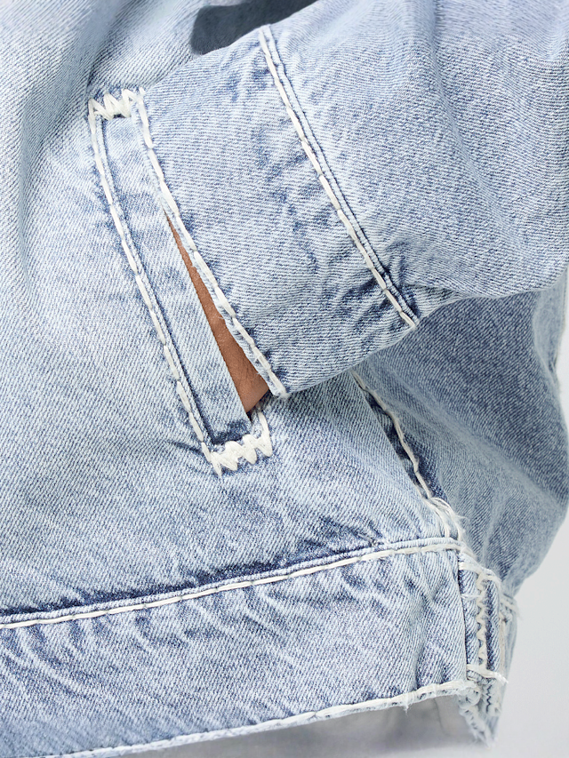True Religion, Super T Oversized Denim Jacket, blue, Image 5 of 6