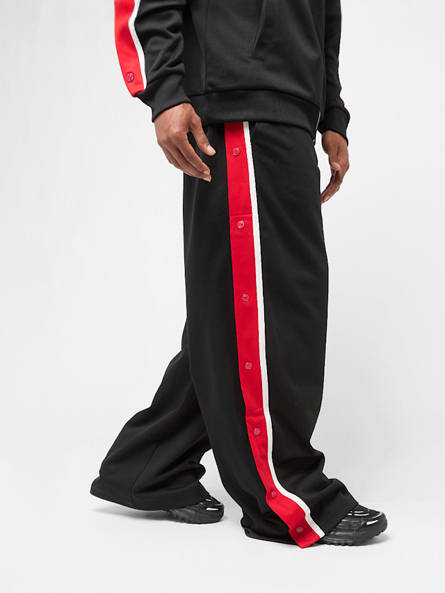 True Religion, Snap Off Baggy Track Pants, black, Image 3 of 6