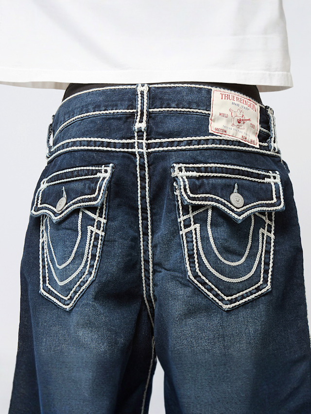True Religion, Vinny Rope Stitch Short, blue, Image 4 of 5