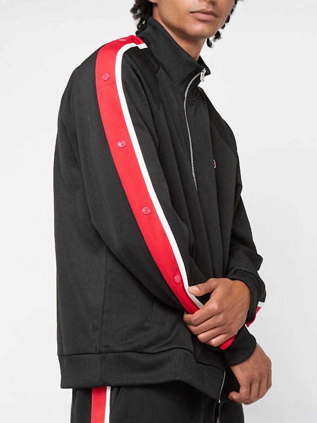 True Religion, Snap Off Track Jacket, black, Image 6 of 7
