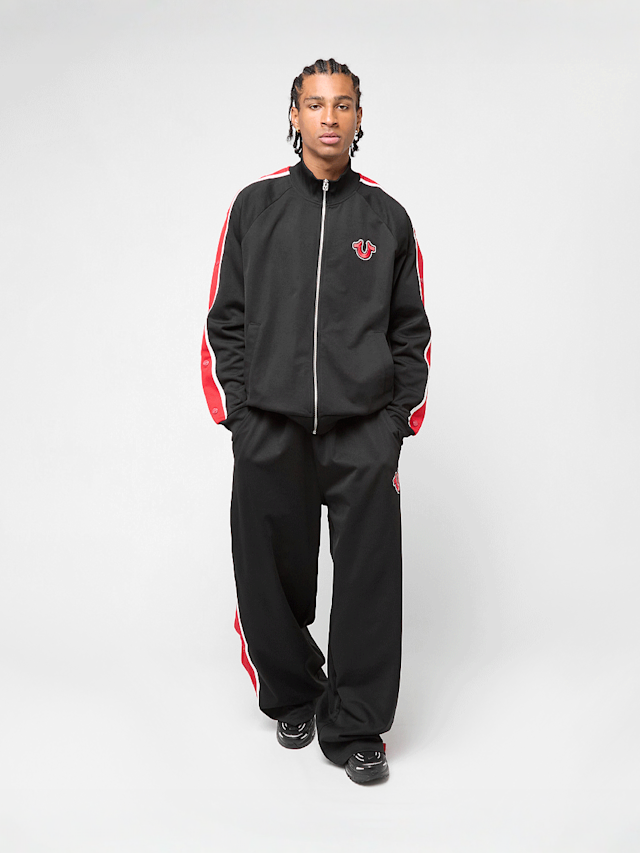 True Religion, Snap Off Track Jacket, black, Image 7 of 7