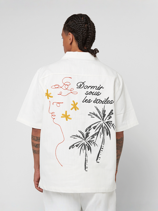 Smoke Rise, Slubby Twill Button Down Shirt, white, Image 2 of 6