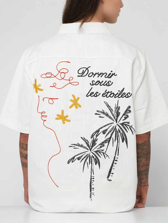 Smoke Rise, Slubby Twill Button Down Shirt, white, Image 5 of 6