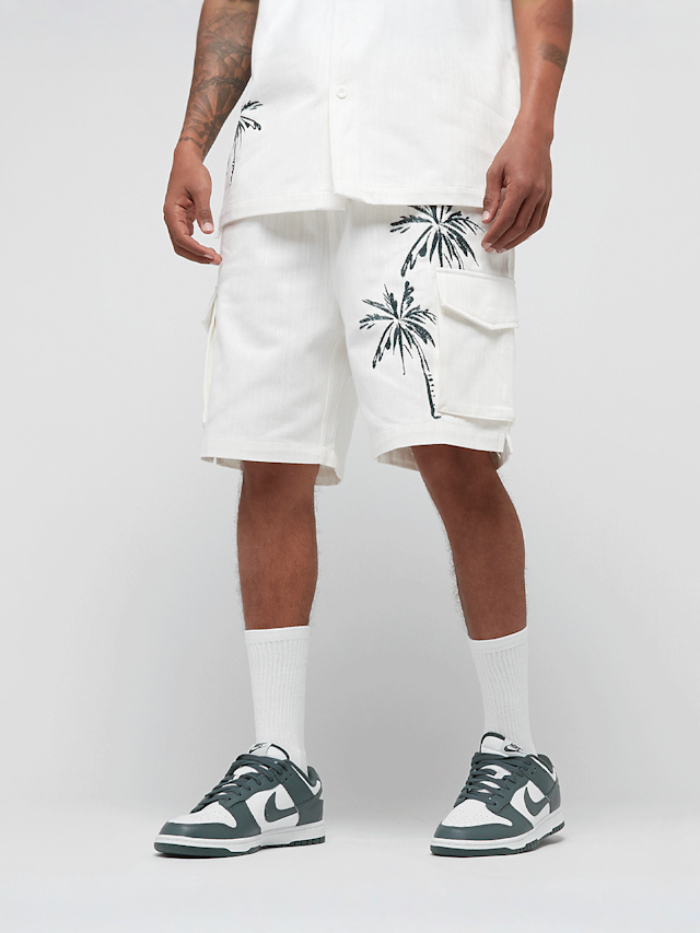 Smoke Rise, Fashion Slubby Twill Short, white, Image 1 of 7