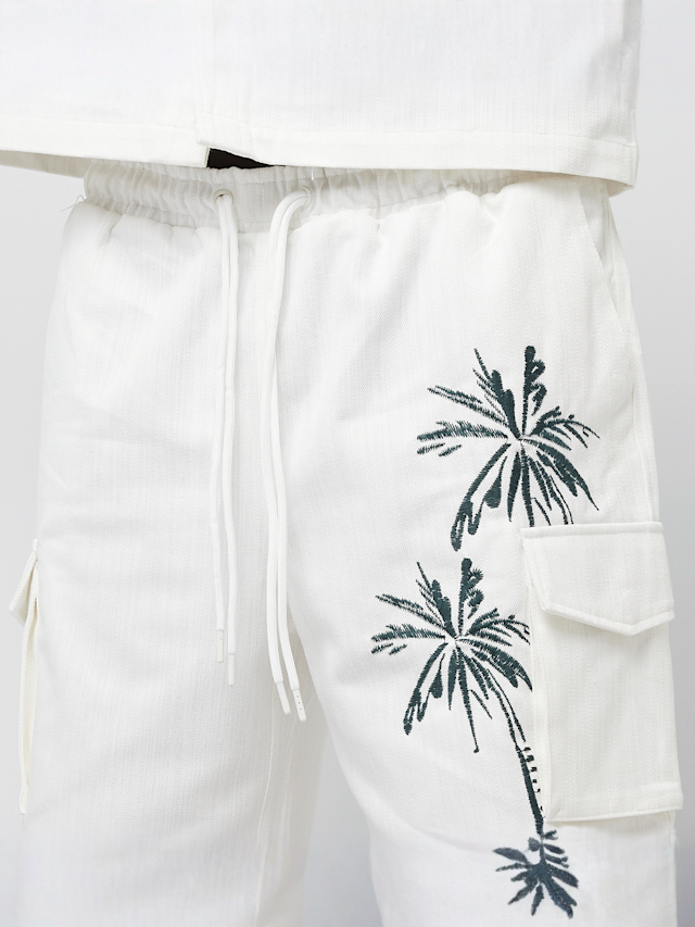 Smoke Rise, Fashion Slubby Twill Short, white, Image 5 of 7