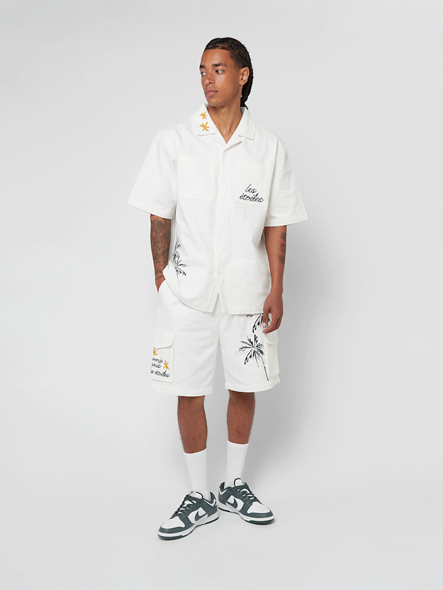 Smoke Rise, Fashion Slubby Twill Short, white, Image 7 of 7
