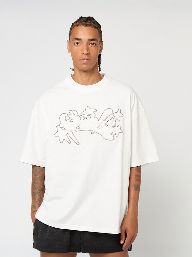 FAVELA, Runstitch T-Shirt, white, Image 1 of 4