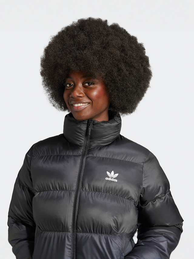 adidas Originals, adicolor Short Puffer Jacket, black, Image 3 of 5