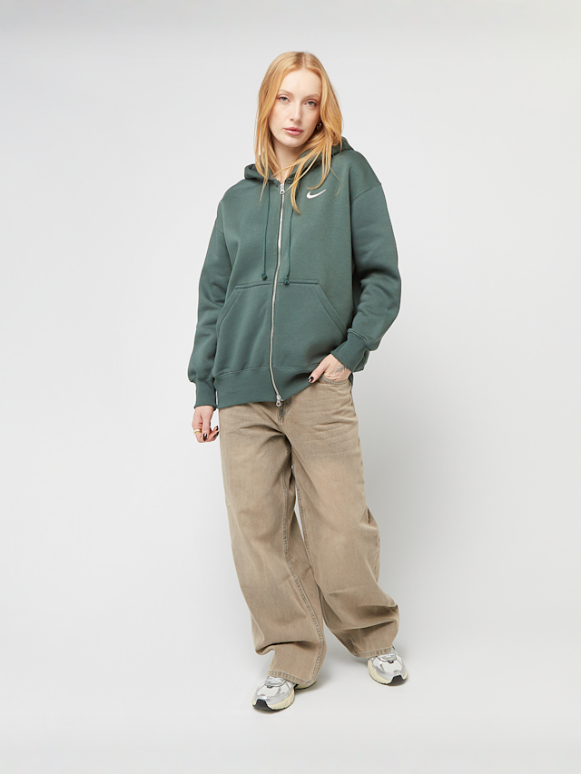 Nike, Sportswear Phoenix Fleece Zip Hoodie, green, Image 4 of 4