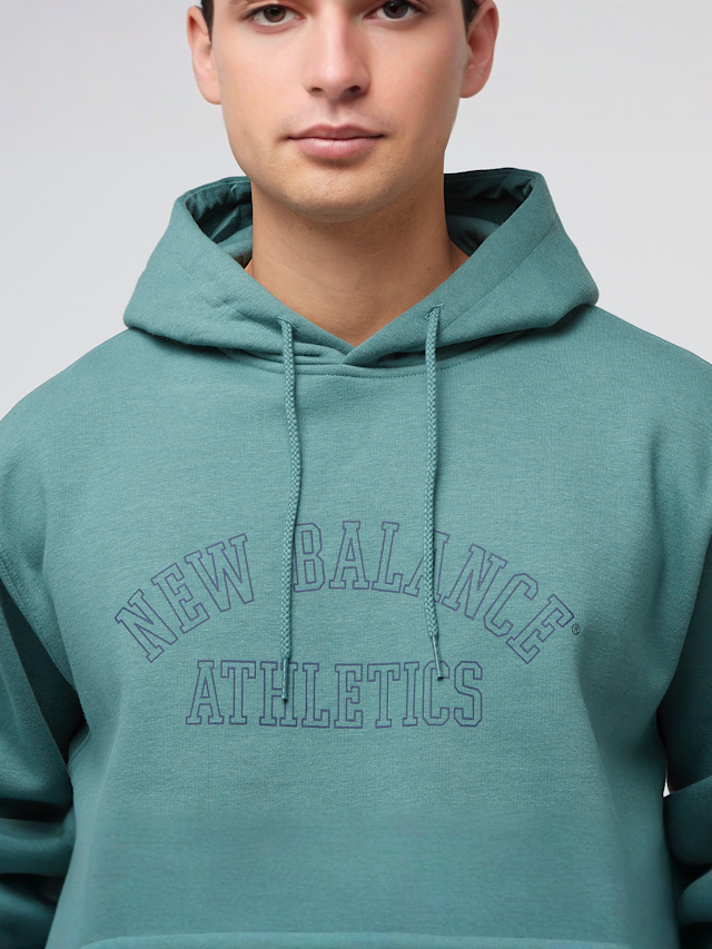 New Balance, Graphic Hoodie, green, Image 3 of 4