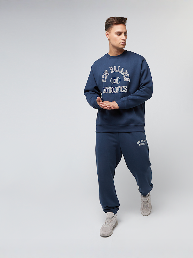 New Balance, Graphic Crew, blue, Image 4 of 4