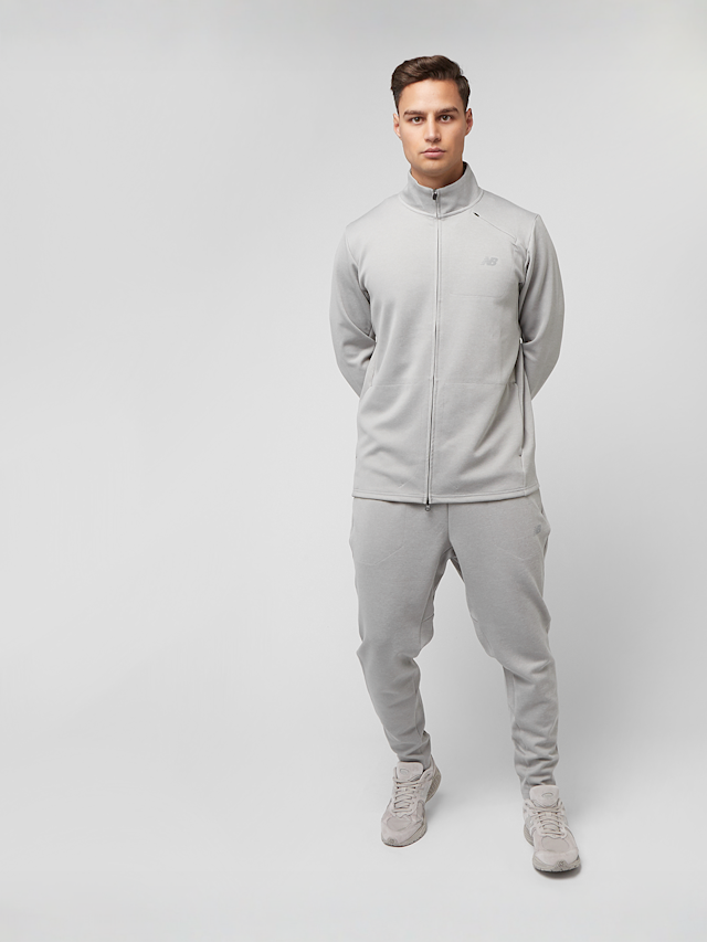 New Balance, Tech Knit Full Zip, grey, Image 4 of 4