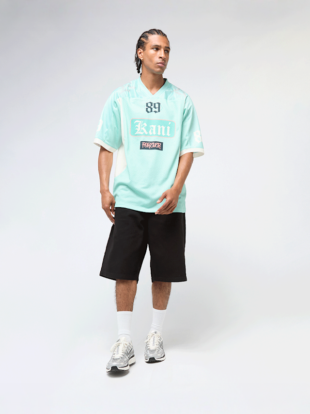 Karl Kani, Colorblock Football Jersey, blue, Image 5 of 5