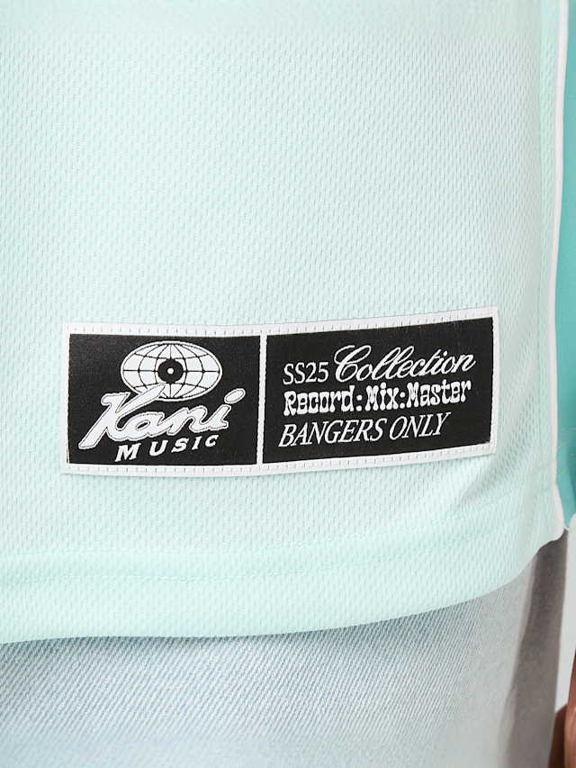 Karl Kani, Signature Colorblock Basketball Jersey, turquoise, Image 4 of 7