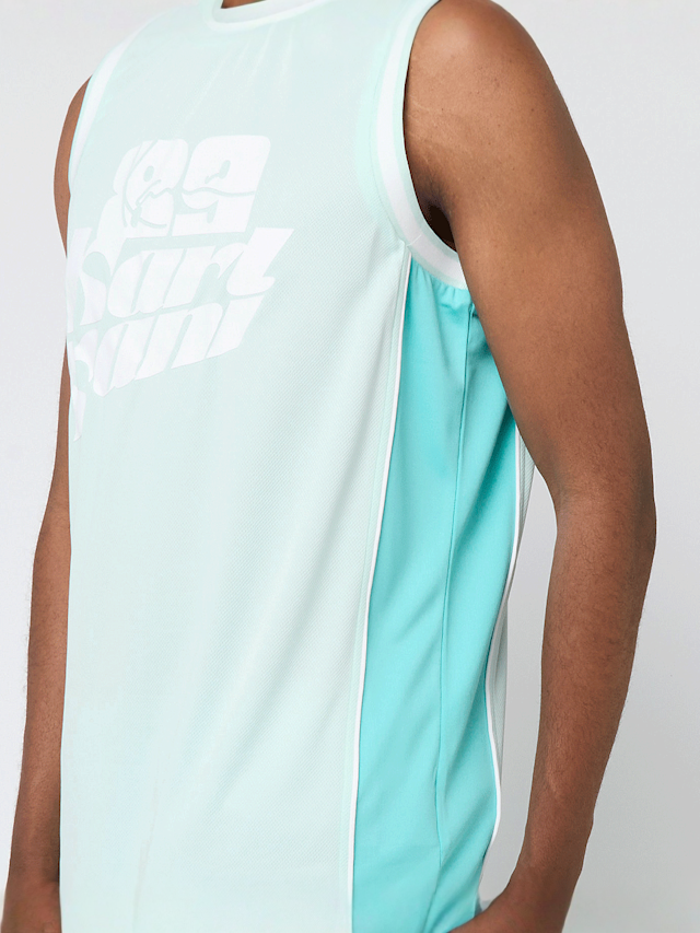 Karl Kani, Signature Colorblock Basketball Jersey, turquoise, Image 5 of 7