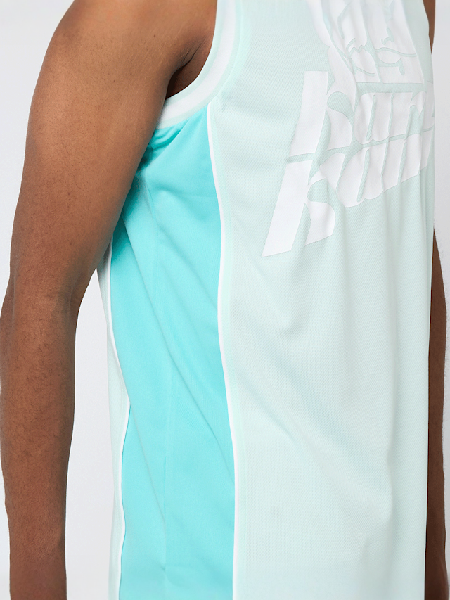 Karl Kani, Signature Colorblock Basketball Jersey, turquoise, Image 6 of 7