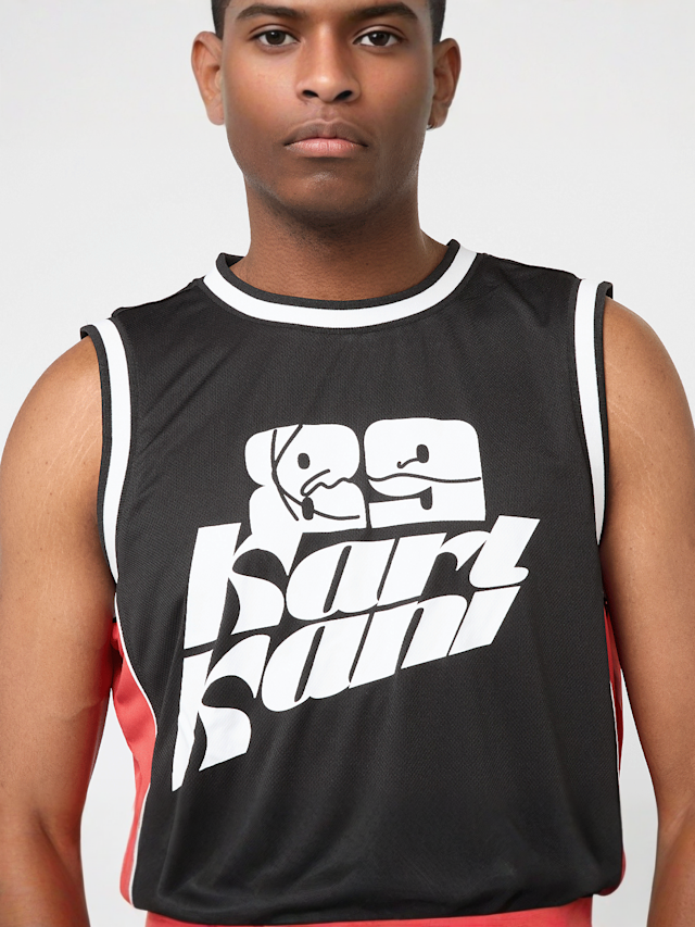 Karl Kani, Signature Colorblock Basketball Jersey, black, Image 3 of 7