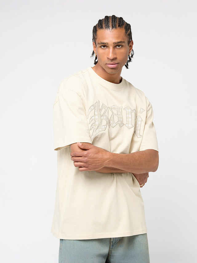 Karl Kani, Paisley Letter T-Shirt, beige, Image 1 of 4